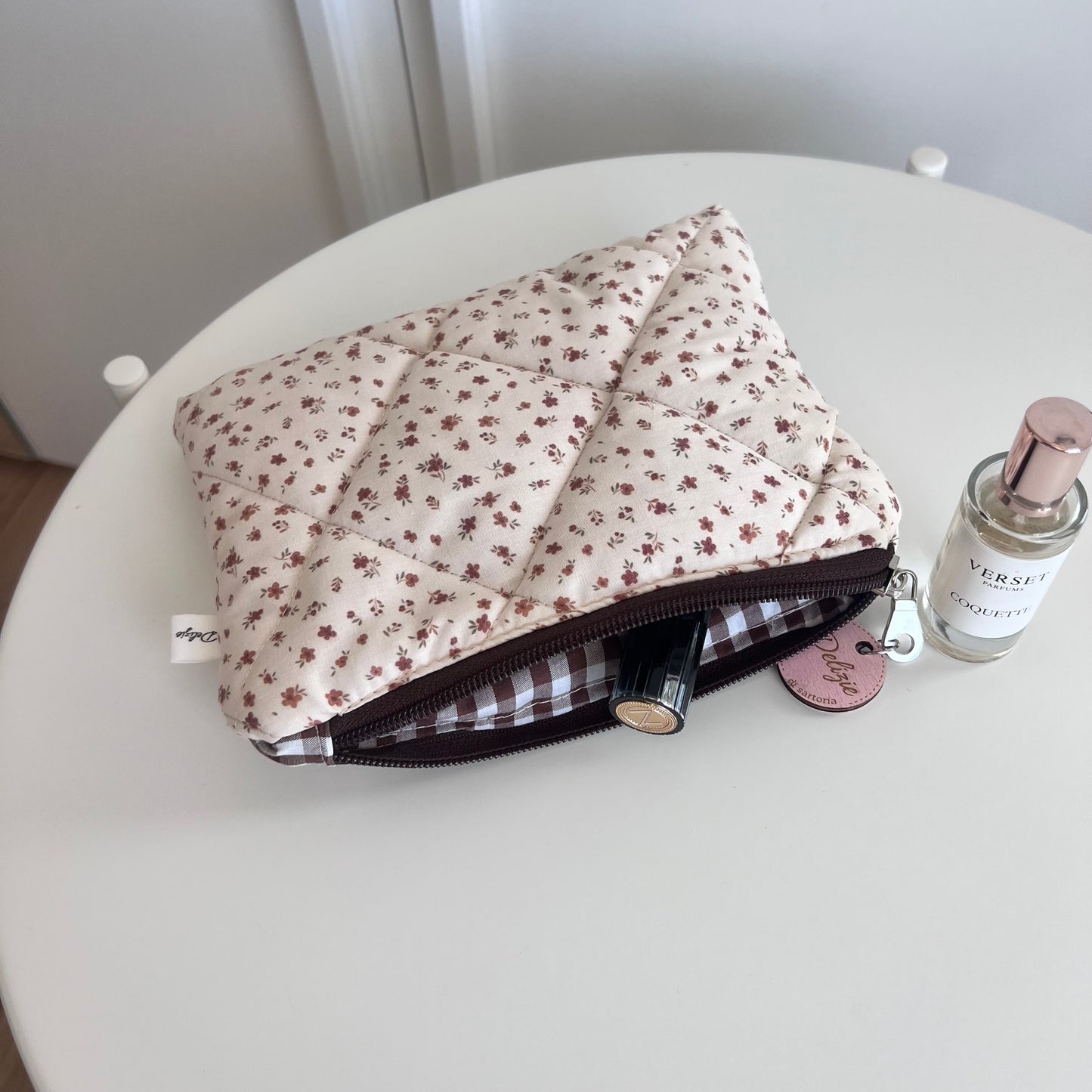 3 Pochette velluto, fiori e trecce