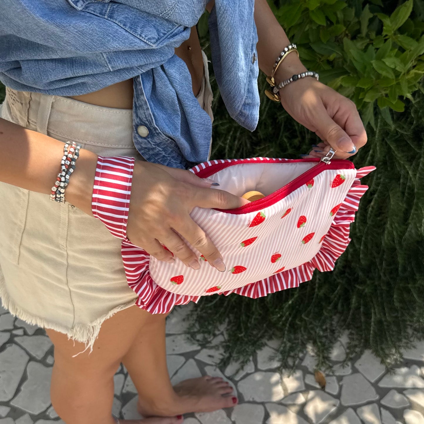 Crea la tua Maxi Pochette con rouches