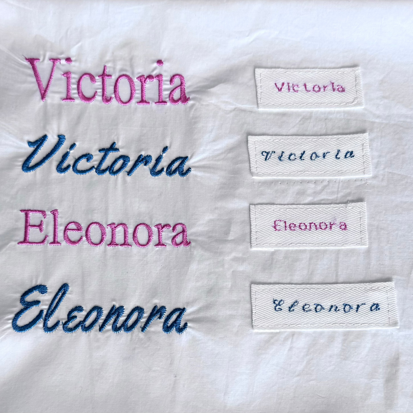 Personalizzazione con nome ricamato