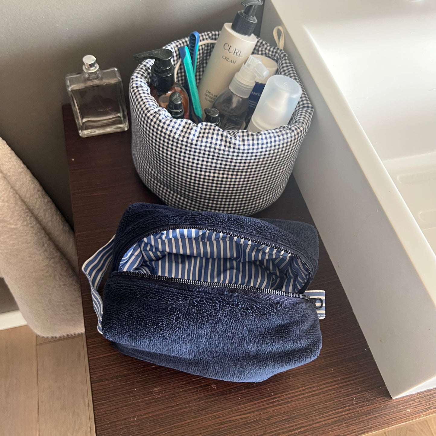 Beauty case spugna blu for him
