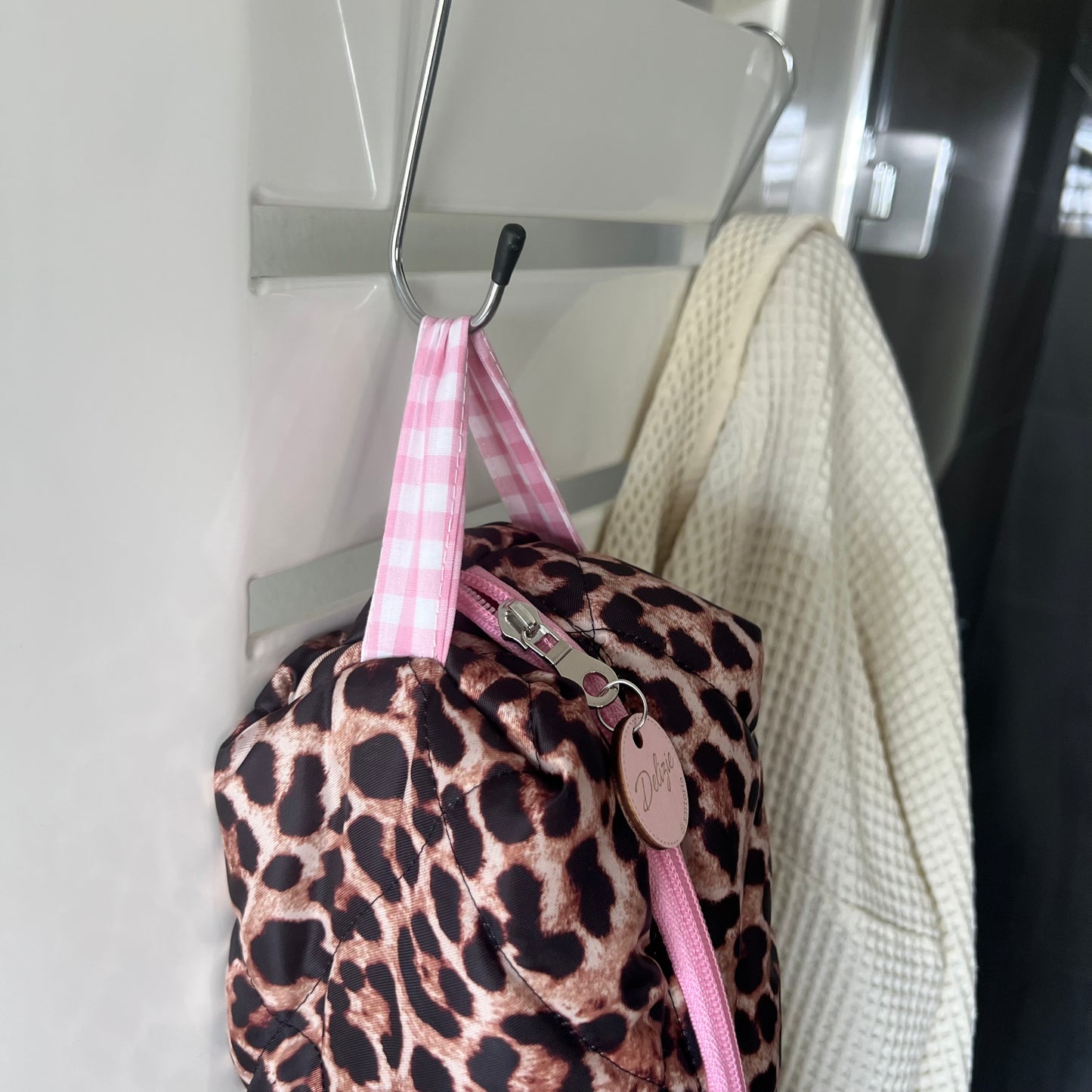 BIG - Porta piastra e Dyson airwrap leopardato