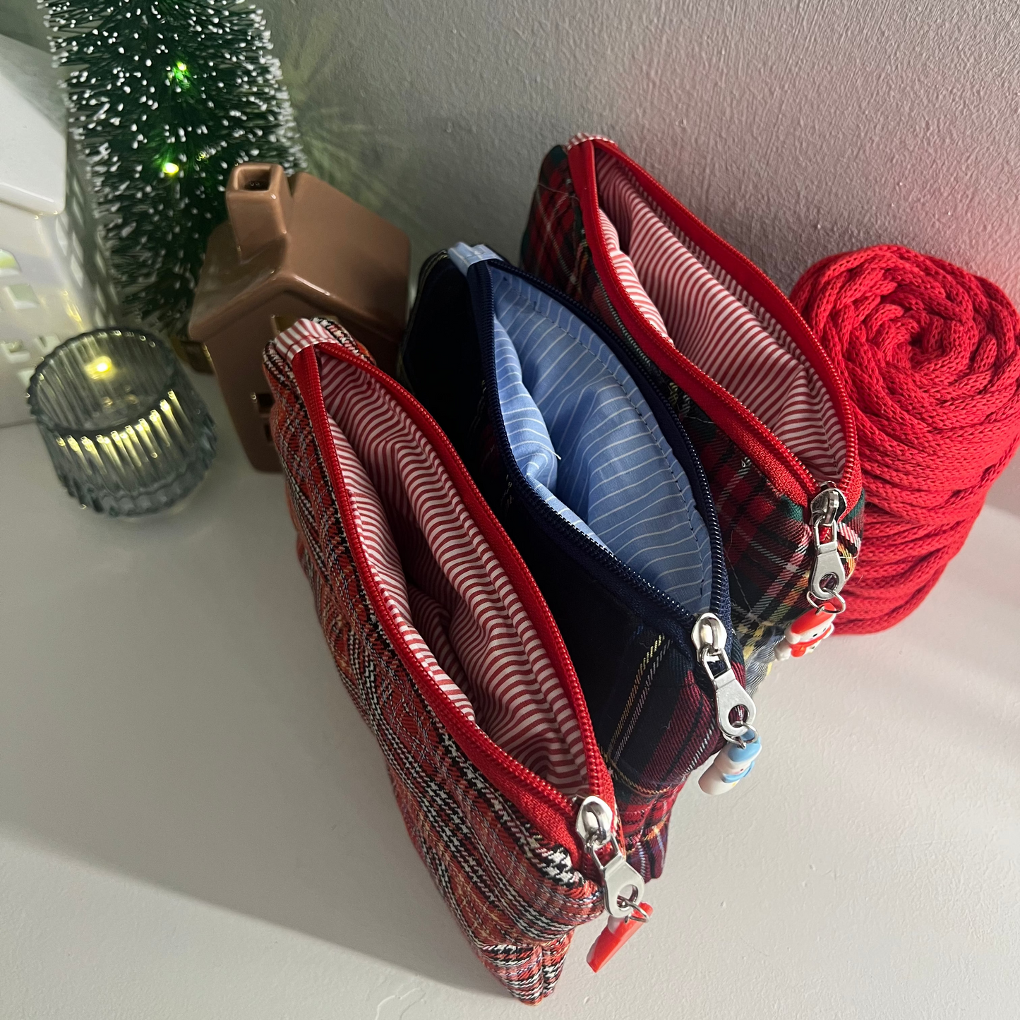 Pochette 3 varianti Tartan