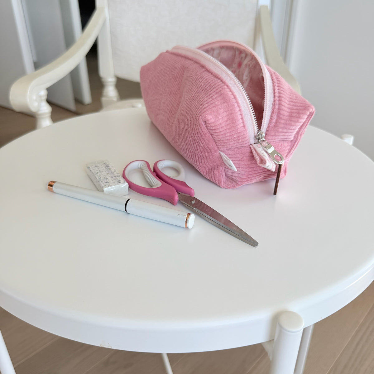 Astuccio Velluto rosa Cottage rosa