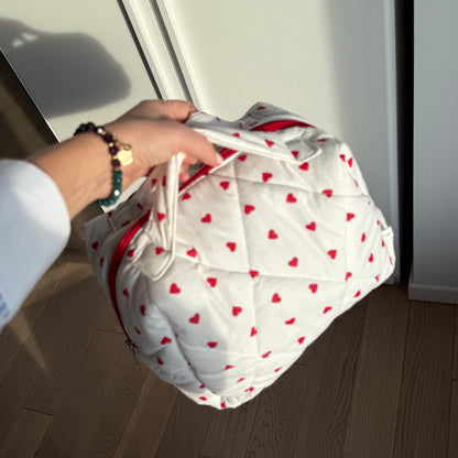 Beauty case da viaggio in cotone