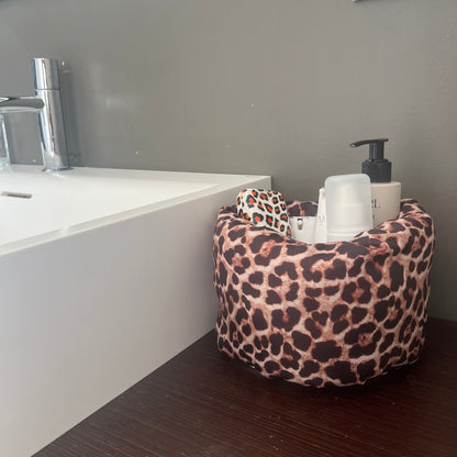 Beauty basket leopardato