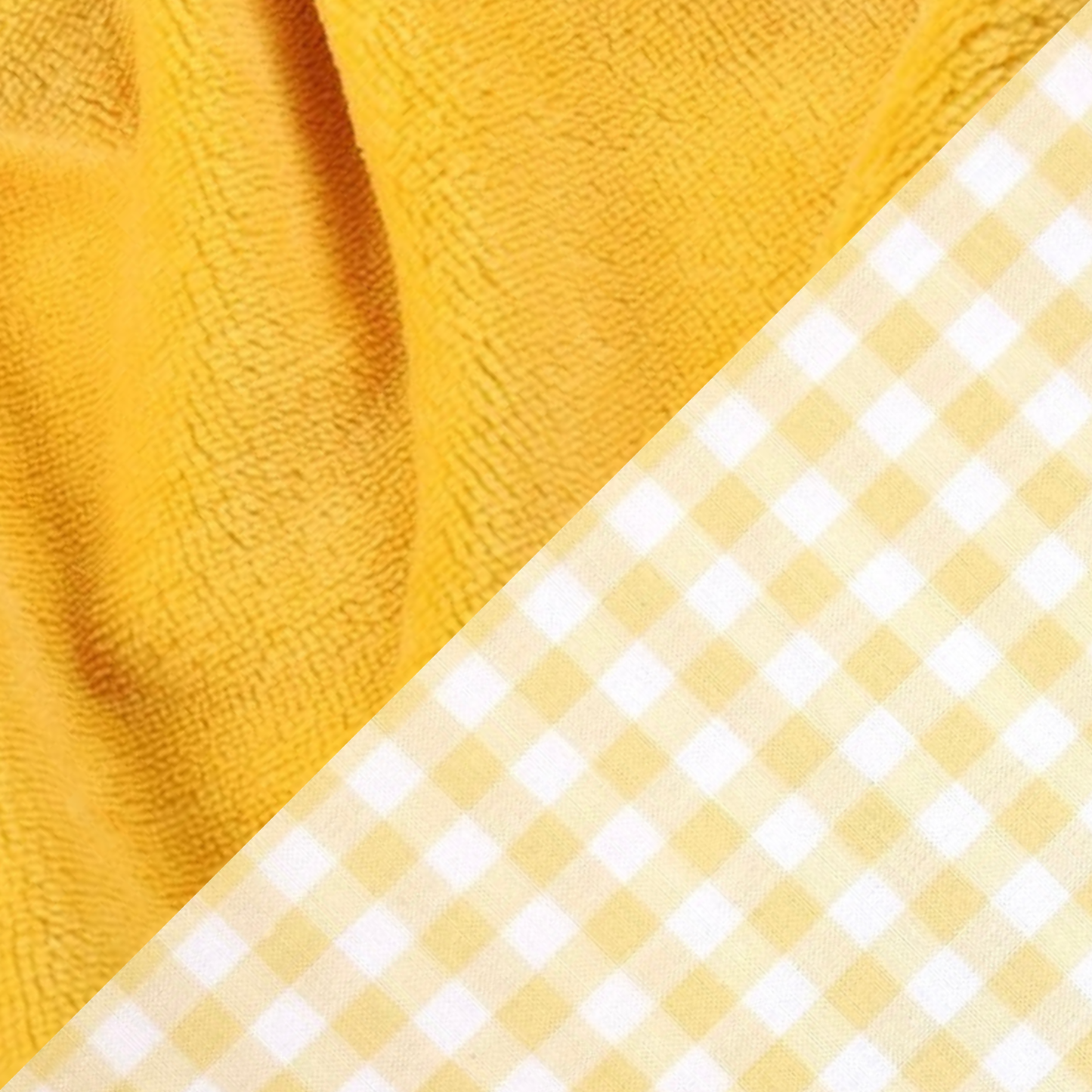 SUMMER BAG reversibile in spugna e quadretti