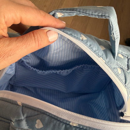 Beauty case bauletto personalizzato fatto a mano