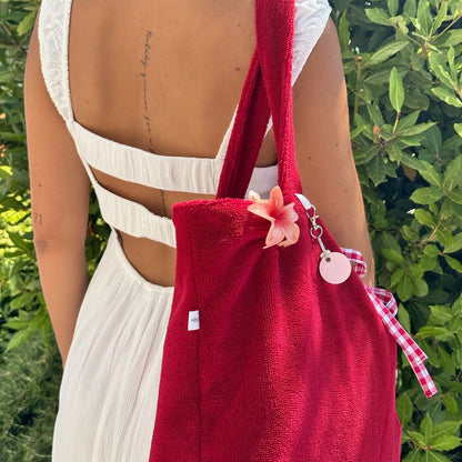SUMMER BAG e MAXI pochette reversibili in spugna e quadretti
