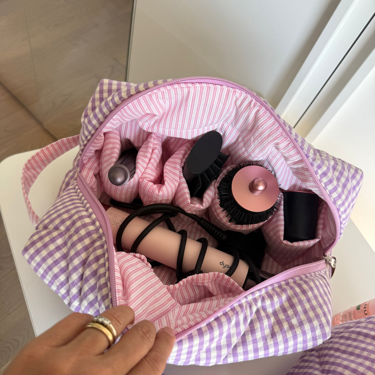 Set DYSON LOVERS 🩷 Custodia Dyson airwrap + Beauty case + mini beauty