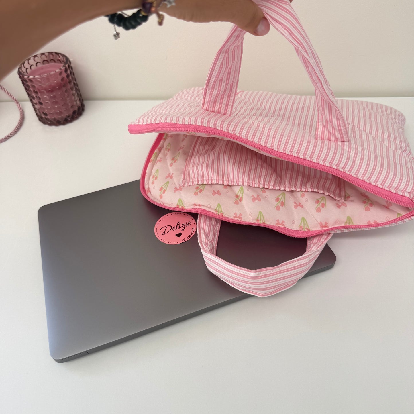 Custodia Porta PC handmade personalizzata