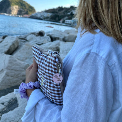 SUMMER BAG e MAXI pochette reversibili in spugna e quadretti