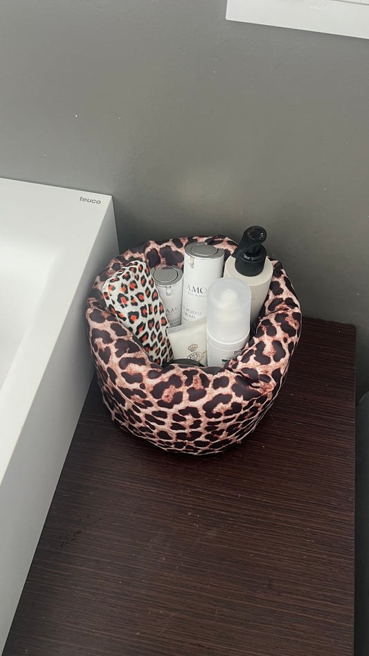 Beauty basket leopardato