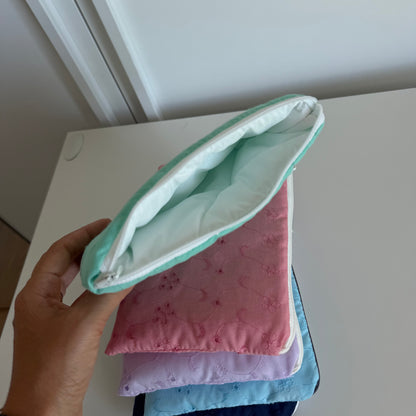 Pochette “mamma” in sangallo