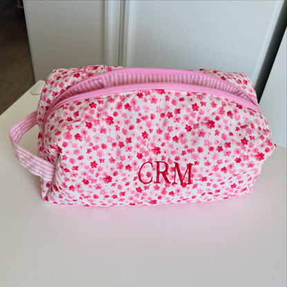 Beauty case Porta Dyson ricamato con tasche interne